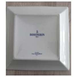 Boucheron-Vide poche Boucheron en porcelaine-Blanc