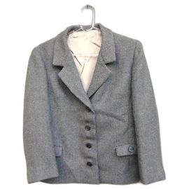Autre Marque Vintage-Jackengröße 42 Grau