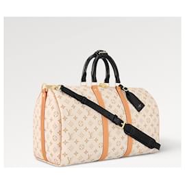 Louis Vuitton-LV Keepall 45 dune monogramme-Beige