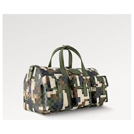 Louis Vuitton-Lv Damouflage Trail Keepall 55-Green