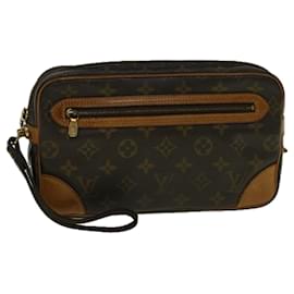 Louis Vuitton-LOUIS VUITTON Monogram Marly Dragonne GM Clutch Bag M51825 Auth LV 58500-Monogramme