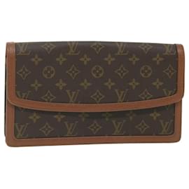 Louis Vuitton-LOUIS VUITTON Monogram Pochette Dam GM Clutch Bag M51810 LV Auth ep2088-Monogram