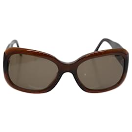 Chanel-Óculos de sol CHANEL marrom CC Auth am5178-Marrom