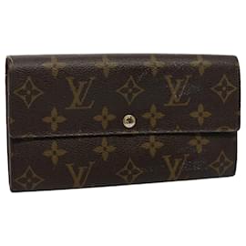 Louis Vuitton-LOUIS VUITTON Monogram Portefeuille Sarah Long Wallet M60531 LV Auth bs9458-Monogram