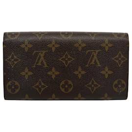 Louis Vuitton-LOUIS VUITTON Monogram Portefeuille Sarah Long Wallet M60531 LV Auth bs9458-Monogram