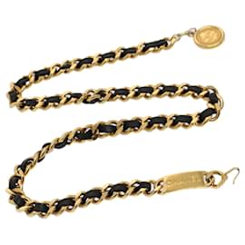 Chanel-Chanel Chain belt 31.5"" Gold Tone CC Auth am5198-Other