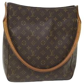 Louis Vuitton-LOUIS VUITTON Monogram Looping GM Shoulder Bag M51145 LV Auth 58533-Monogram