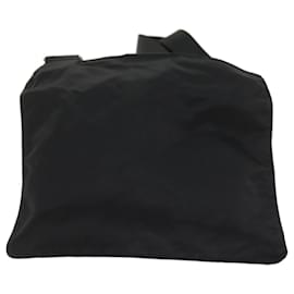 Prada-PRADA Shoulder Bag Nylon Black Auth ac2393-Black