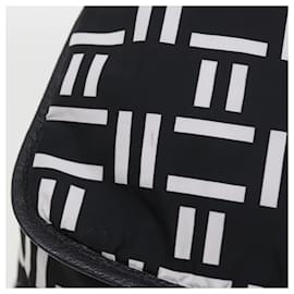 Balenciaga-BALENCIAGA Traveler Backpack Nylon Black White 340139 Auth am5199-Black,White