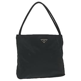 Prada-PRADA Shoulder Bag Nylon Black Auth ep2172-Black