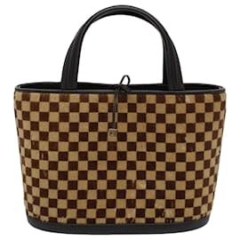 Louis Vuitton-LOUIS VUITTON Damie Sovage Impala Hand Bag Brown M92133 LV Auth ep2131-Brown