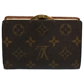 Louis Vuitton-LOUIS VUITTON Monogram Porte Monnaie Billets Viennois Wallet M61663 Auth bs9454-Monogram