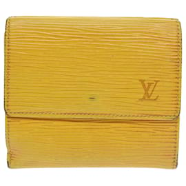 Louis Vuitton-Monedero Louis Vuitton Epi 5Conjunto Rojo Amarillo Naranja LV Auth bs9192-Roja,Naranja,Amarillo