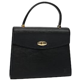 Louis Vuitton-LOUIS VUITTON Epi Malesherbes Hand Bag Black M52372 LV Auth ep2124-Black