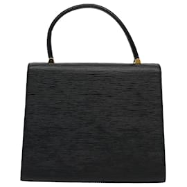 Louis Vuitton-LOUIS VUITTON Epi Malesherbes Handtasche Schwarz M52372 LV Auth-Folge2124-Schwarz