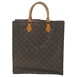 Louis Vuitton-Bolso de mano Sac Plat con monograma M de LOUIS VUITTON51140 LV Auth th4126-Monograma