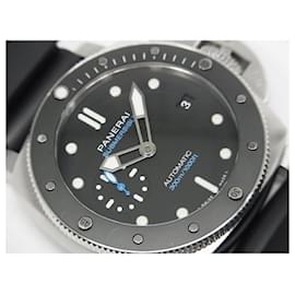 Panerai-PANERAI Submersible 42 MM ceramic bezel Genuine goods Ref.Pam00683 Mens-Silvery