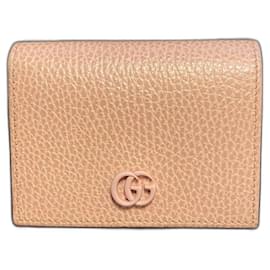 Gucci-GG Marmont Leather Wallet-Pink