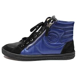 Chanel-Sneakers-Black,Blue