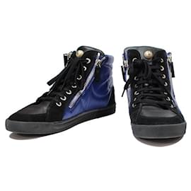 Chanel-Sneakers-Black,Blue