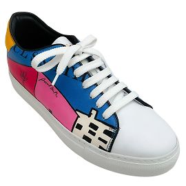 Paul Smith Baskets Basso en cuir multi Multicolore
