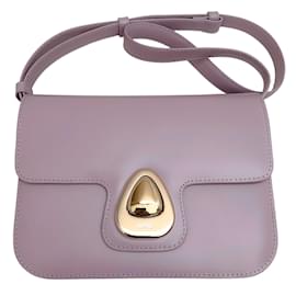Apc-a.P.C. Purple Lilac Leather Small Astra Bag-Purple
