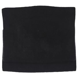 Totême Schwarzer gestrickter Halswärmer Schwarz