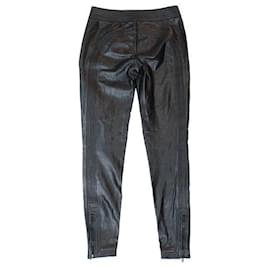 Ermanno Scervino-Un pantalon, leggings-Noir