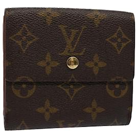 Louis Vuitton-LOUIS VUITTON Portafoglio Portefeuille Elise con monogramma M61654 LV Auth bs9113-Monogramma