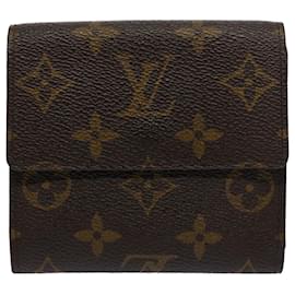 Louis Vuitton-Carteira LOUIS VUITTON Monograma Portefeuille Elise M61654 LV Auth bs9113-Monograma