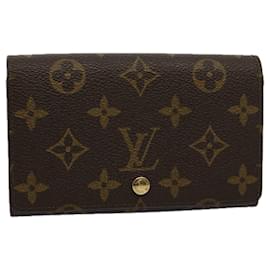Louis Vuitton-LOUIS VUITTON Monogramm Portefeuille Tresol Geldbörse M61736 LV Auth bs9501-Monogramm