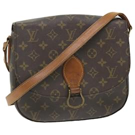 Louis Vuitton-LOUIS VUITTON Monogram Saint Cloud GM Shoulder Bag M51242 LV Auth 58871-Monogram