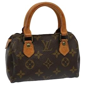 Louis Vuitton-LOUIS VUITTON Monogramm Mini Speedy Handtasche M.41534 LV Auth 58257-Monogramm