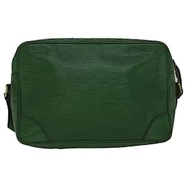 Louis Vuitton-LOUIS VUITTON Epi Trocadero 27 Shoulder Bag Green M52314 LV Auth 58440-Green