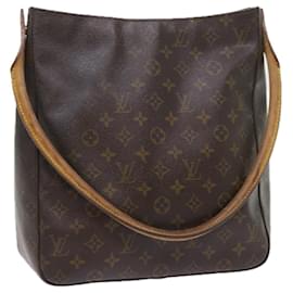 Louis Vuitton-LOUIS VUITTON Monogram Looping GM Shoulder Bag M51145 LV Auth 58304-Monogram