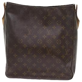 Louis Vuitton-LOUIS VUITTON Monogram Looping GM Shoulder Bag M51145 LV Auth 58304-Monogram