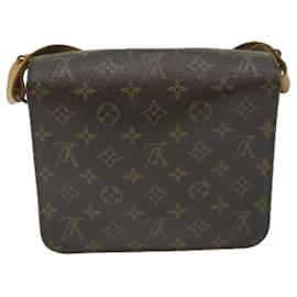 Louis Vuitton-LOUIS VUITTON Monogram Cartouchiere MM Shoulder Bag M51253 LV Auth 57451-Monogram