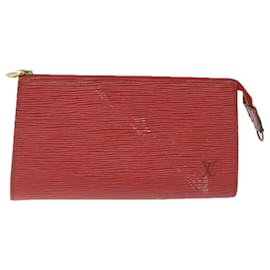 Louis Vuitton-LOUIS VUITTON Epi Pochette Accessoires Accessory Pouch Red M52987 LV Auth bs9586-Rouge