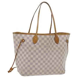 Louis Vuitton-LOUIS VUITTON Damier Azur Neverfull MM Tote Bag N41605 LV Auth am5160-Autre