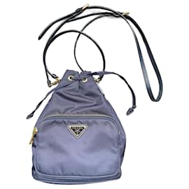 Prada-Handbags-Navy blue