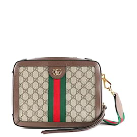Gucci-GUCCI Handtaschen T.  Leder-Braun