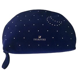 Swarovski Clutch-Taschen Silber Dunkelblau
