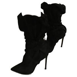 Alexandre Vauthier Wrap-around ankle boots 100 Black