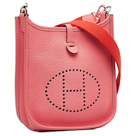 Hermès-Hermes Pink Clemence Amazone Evelyne TPM 16-Pink