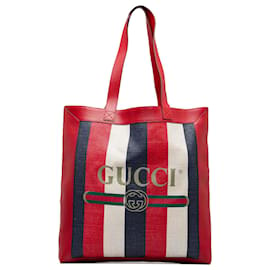 Gucci-Cabas Gucci Sylvie Baiadera rouge-Rouge