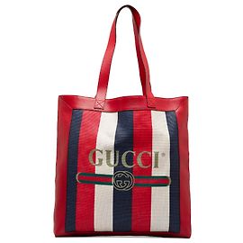 Gucci Red Sylvie Baiadera Tote Red