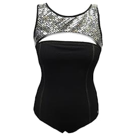 Chanel-Swimsuit chanel 1 ROOM P57876V33601 S 36 WITH SWIMSUIT SEQUINS-Black