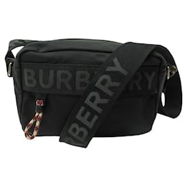 Burberry-BURBERRY PADDY ECONYL LOGO BAG 8025669 NYLON CROSSBODY HAND BAG-Black