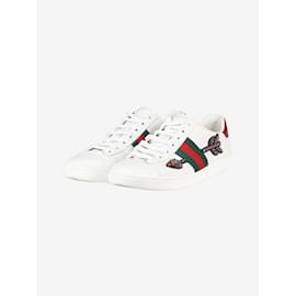 Gucci-Zapatillas Ace blancas con detalle de flecha - Talla UE 35.5-Blanco