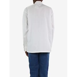 Prada-White long-sleeved shirt - size IT 38-White
